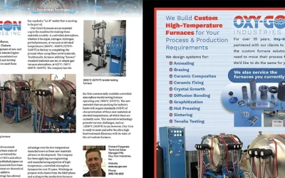 Oxy-Gon’s Technical Sales Manager/PM, Rick Fitzgerald, featured in the January edition of Heat Treat Today