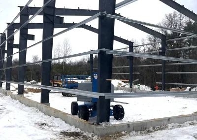 Construction of our new building continues at Oxy-Gon